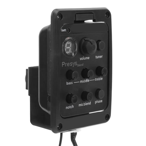 Dual Mode Preamp Equalizer med Mikrofon Mixing Piezoelektrisk Guitar Tilbehør