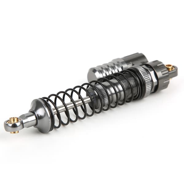 2 stk Støtdemper Modifikasjon Tilbehørsdel Passer for Axial SCX10 1/10 RC CrawlerTitanium Black
