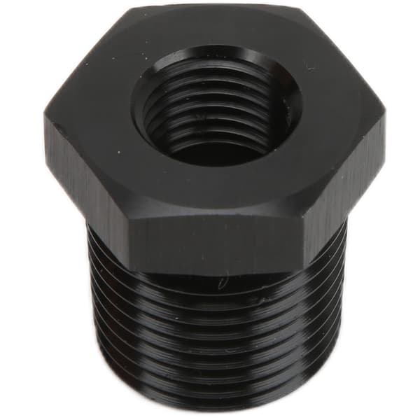 1/4 tomme NPT han til 1/8 tomme NPT hun Reducer Adapter Sort Biltilbehør