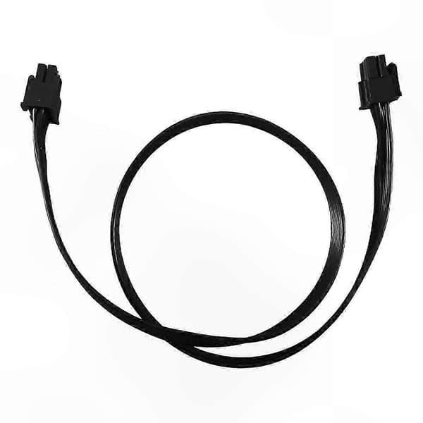 8-bens CPU til 4+4-bens EPS-12V bundkort strømadapterkabel til modulær PSU-kompatibilitet Black