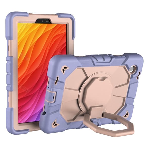 Til Samsung Galaxy Tab A11 Heavy Duty Armor deksel Lilla + Rosa[ht] multifärg multicolor