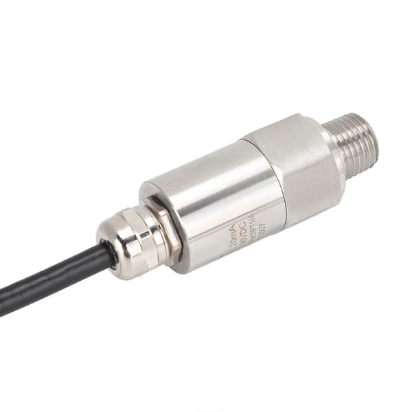 Trykksensor Transmitter 4‑20MA Utgang NPT1/4 Luft Vann DC 10‑36V Rett Linje