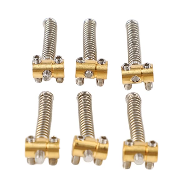 6 stk. messing sadler sæt til TL Backplate Telecaster elektrisk guitar reservedele