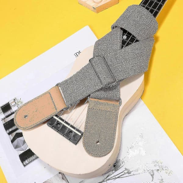 Basgitarrrem justerbar längd kompatibel med gitarrspelare bekvämt material 1 set