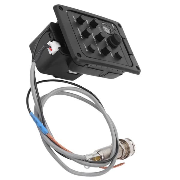 Guitar Tuner Equalizer Akustisk Piezo Pickup Tilbehør til Musikinstrumenter