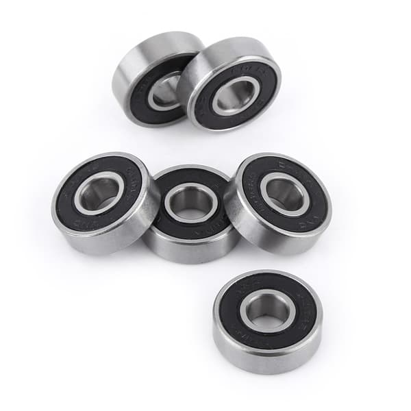 608-2RS Svart Gummitätad Skateboard Lager 10-pack