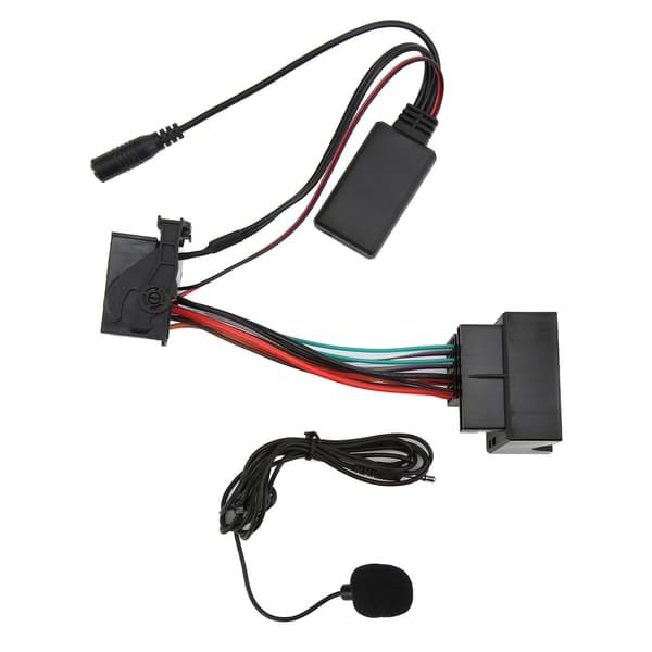 Bluetooth 5.0 AUX-kabel med mikrofon trådløs adapter for Citroen C2 C3 C4 erstatningsstrømkabel