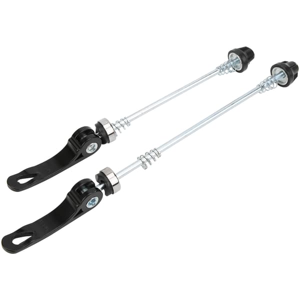1 par quick release spyd til cykel foran bagpå landevejscykel tilbehør sort