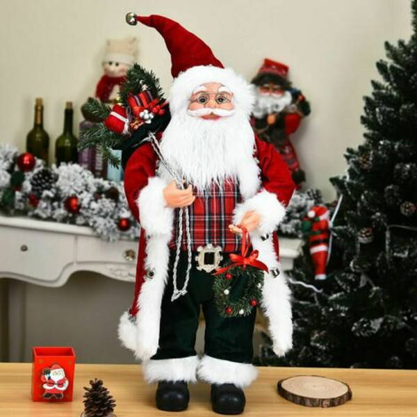 Jultillbehör Nyårsplats Kreativ jultomte Juldekoration 3-delad set LYCXAMES