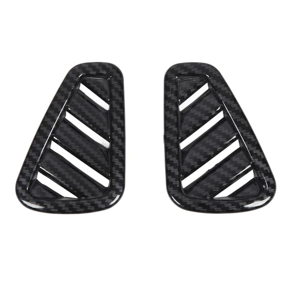 Karbonfiber Mønster Luftventil Deksel Trim Dashbord Sideuttak Erstatning for Benz A Klasse W177 V177