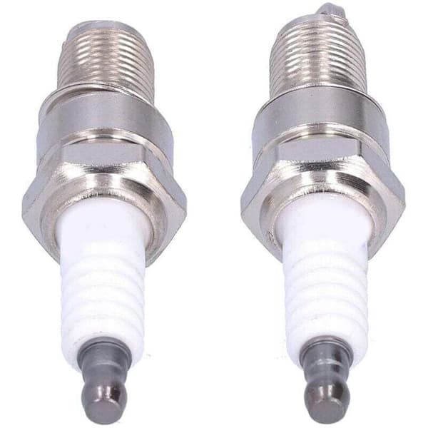 Sæt med 2 F6RTC tændrør til MTD 95110292 75110292 Torch Engine 131039 Plæneklipper..DEBUNS