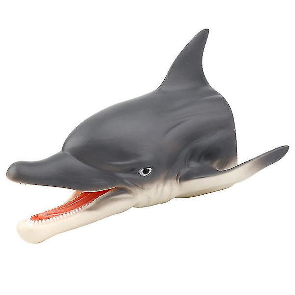 Djurhanddockamodell Silikonleksak Djurhandskar Dolphin