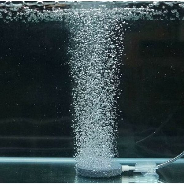 Akvarium 4 CM Air Stone Disc Boblediffuser Boblefrigjøringsverktøy for luftpumper Fisketanker Bøtter Små dammer og DWC-tanker, pakke med 4-