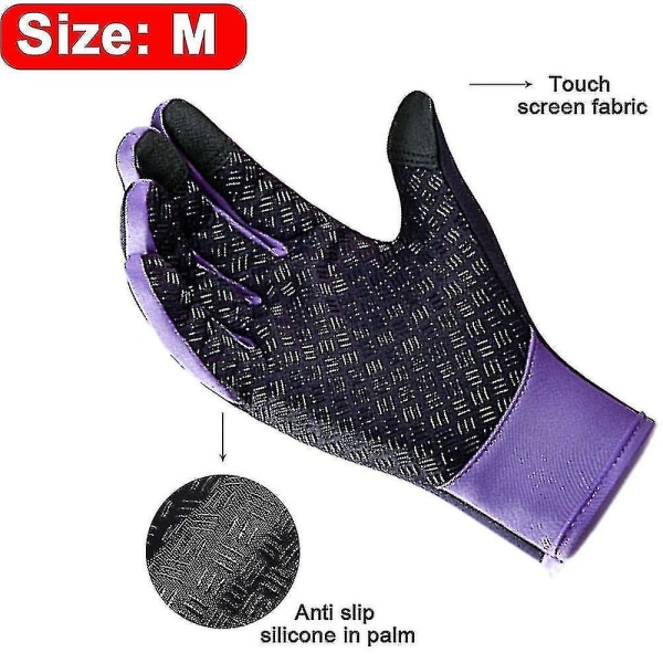 Talvi Thermal Gloves Miesten Naiset Kosketusnäyttö Lämmitetty Käsine Kädet Lämpimät Retkeilyyn Ajaminen Juoksu Pyöräily Style 5