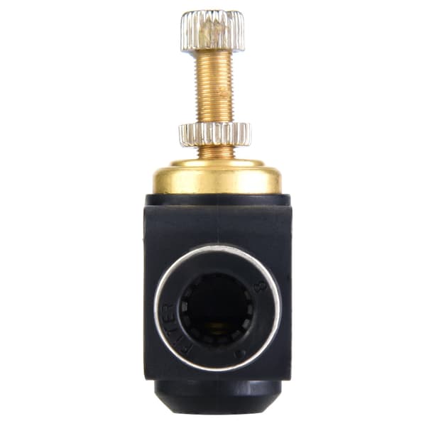 T-form Pneumatisk Regulatorventil 4mm 6mm 8mm Rør Luftstrømskontroll