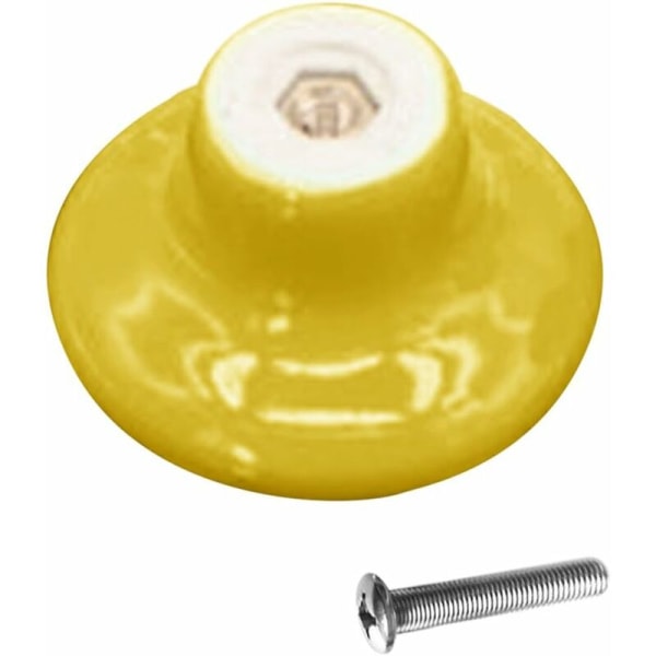 Skaphåndtak farge keramisk håndtak (gul liten 10 STK),