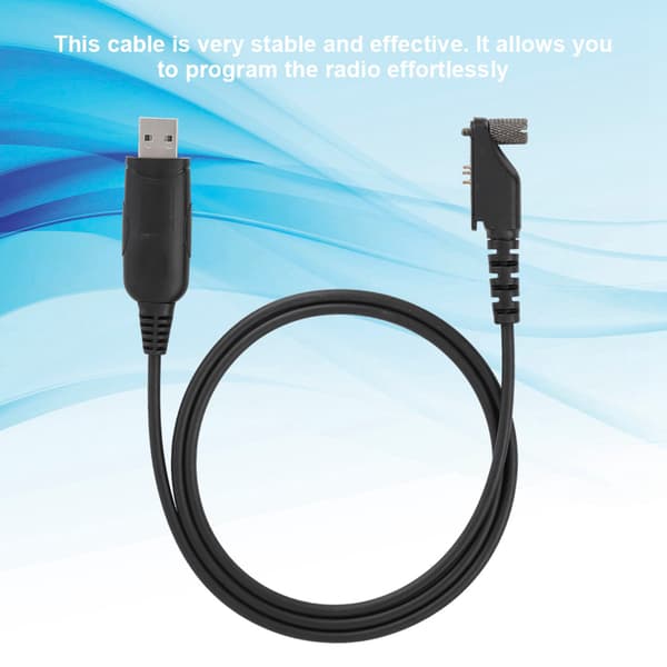 1M USB Programmeringskabel for Walkie Talkie med CD-driver for Icom ICF30 ICF50 Radio