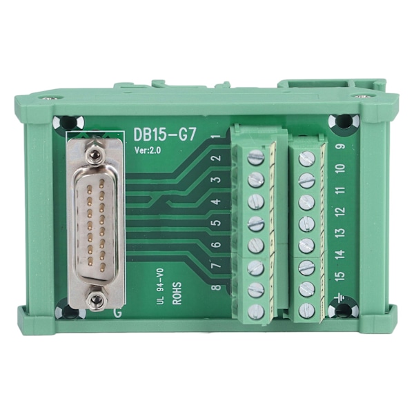 DB15 G7 Terminal Block Header Interface Connector Breakout Board Module DC 60V