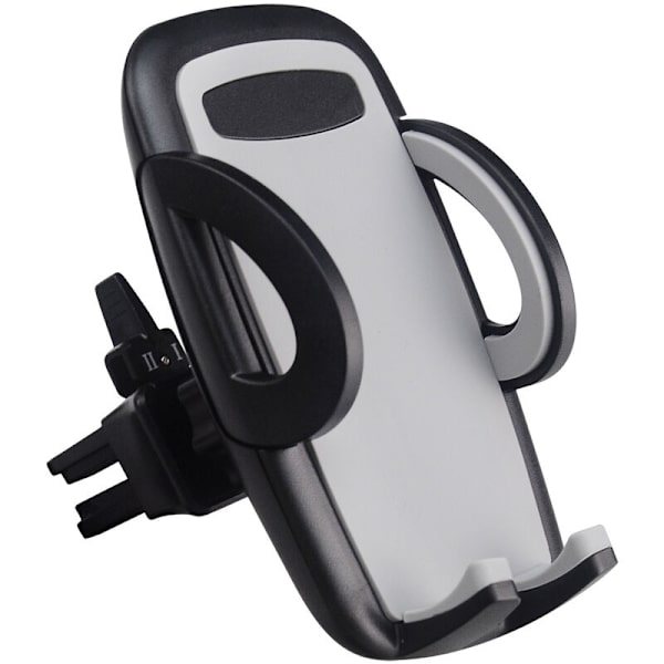 Bakre klips + andre gir luftuttak klips 360 graders rotasjon bil mobiltelefon holder navigasjonsramme