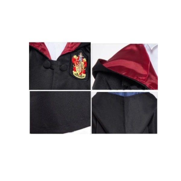 Harry Potter fire college ytelse kostyme magisk kappe Hufflepuff Kid 115（105-115cm）