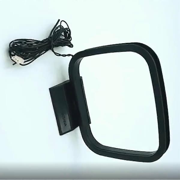 1 STK FM AM Loop Antenne for Mottaker med 3-pins Mini-kontakt for Sony Sharp Chaine Stereo AV-mottaker[ht]