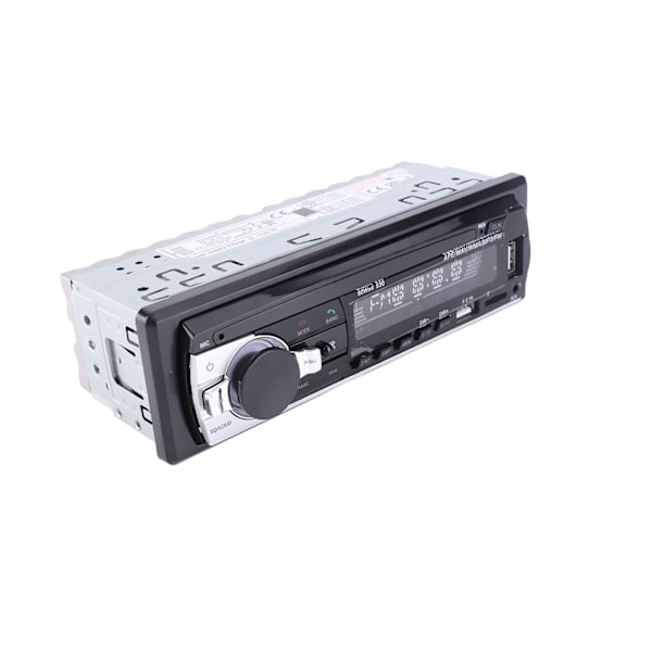 Kaksi USB-liitäntää oleva auton FM-radio Bluetooth-puhelutoiminnoilla ja häviöttömän MP3-musiikkisoittimen