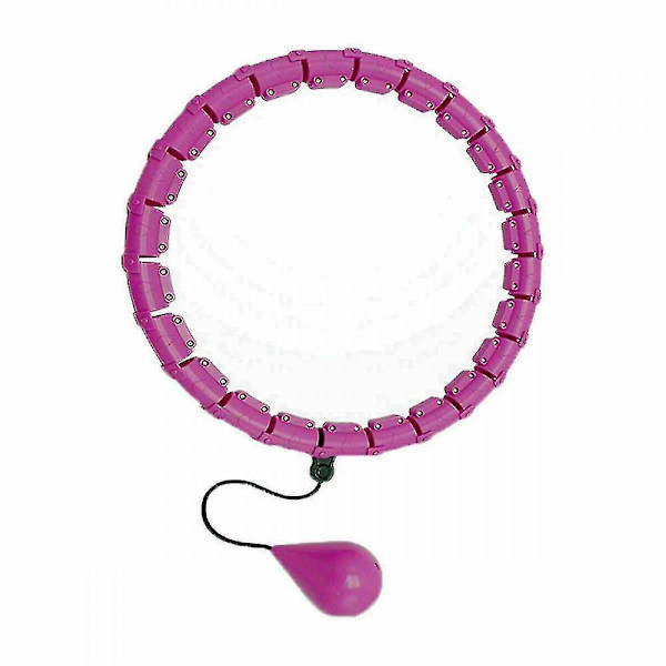 Fitness Smart Hula Hoop 24 solmua irrotettavat vanteet purple