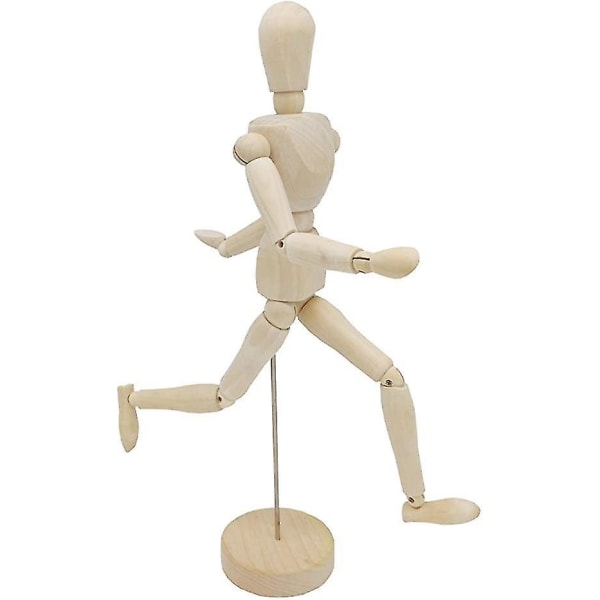 Træmannequin mand 12 fleksibel justerbar tegning figur