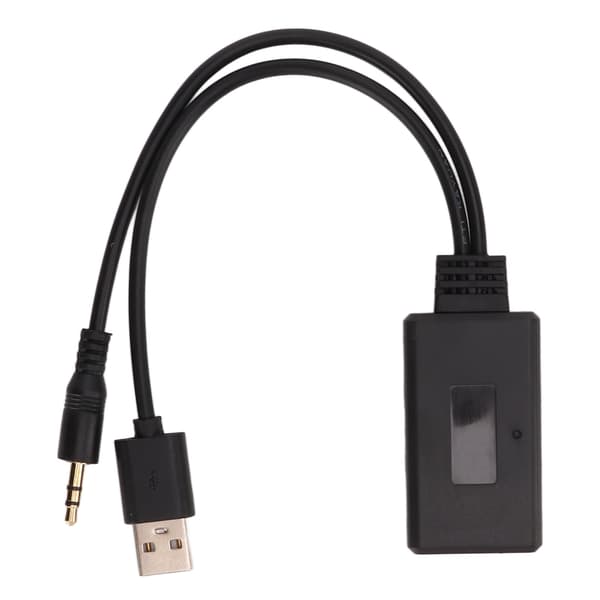 Universal Bluetooth 5.0-mottaker Bilstereo Audioadapter USB Aux-kabel for bil