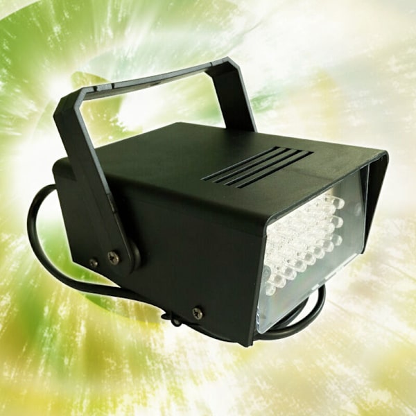 220V europeisk standard Liten strobe Mini strobe LED Mini strobe, DJ ljuseffekt, strängljus, tak