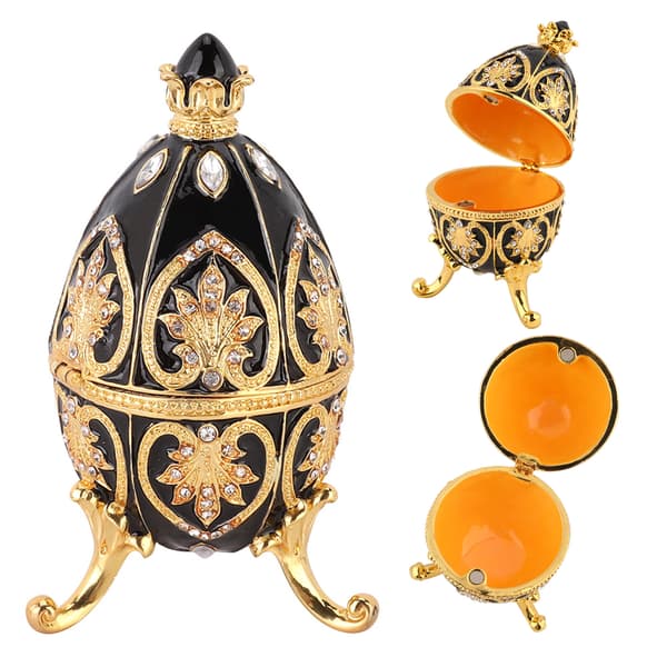 Royal Style Diamante Äggprydnad i Stål