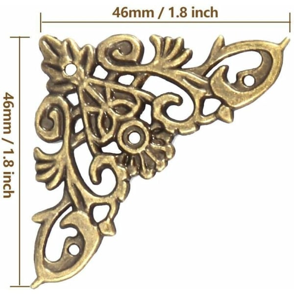 Stort Butterfly Corner Gift Box Sticker [sidelengde 45mm] for hjemmebruk