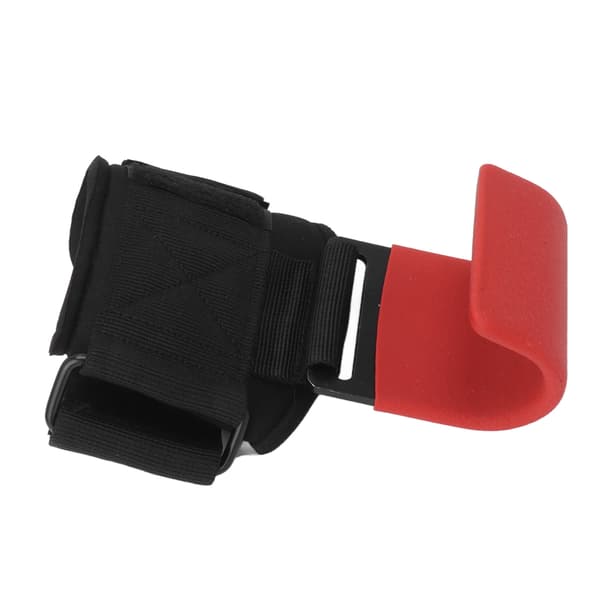 Vektløfting Booster Hook Pull Up Håndleddsbeskyttelse Booster Hook Beskyttelse Håndledd Styrketrening Rød