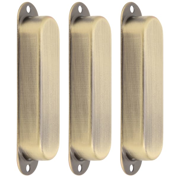 3 stk. Solid Messing Guitar Pickup Lås Enkelt Uden Hul Musik Tilbehør