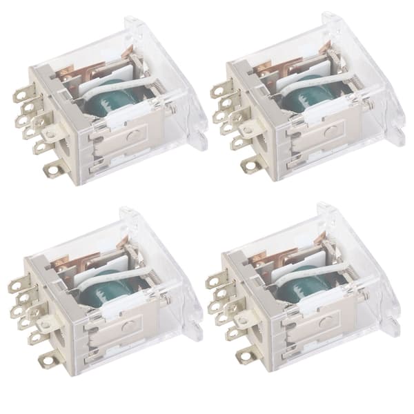 4 stk Elektromagnetisk Strømbryter 220V Multifunksjonell Vanntett Termoplaststruktur for Garasjeport