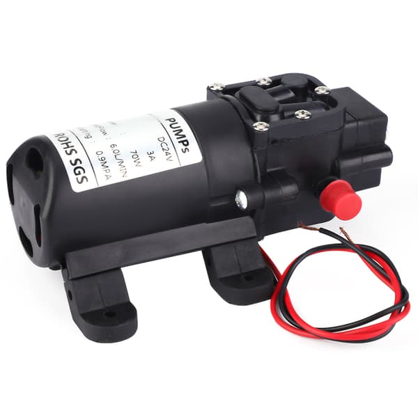 24V 70W Dobbelt Membran Vandpumpe