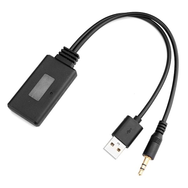 12-bens AUX IN-adapter med USB 3,5 mm stik, kompatibel med Bluetooth, passer til E90 E91 E92 E93