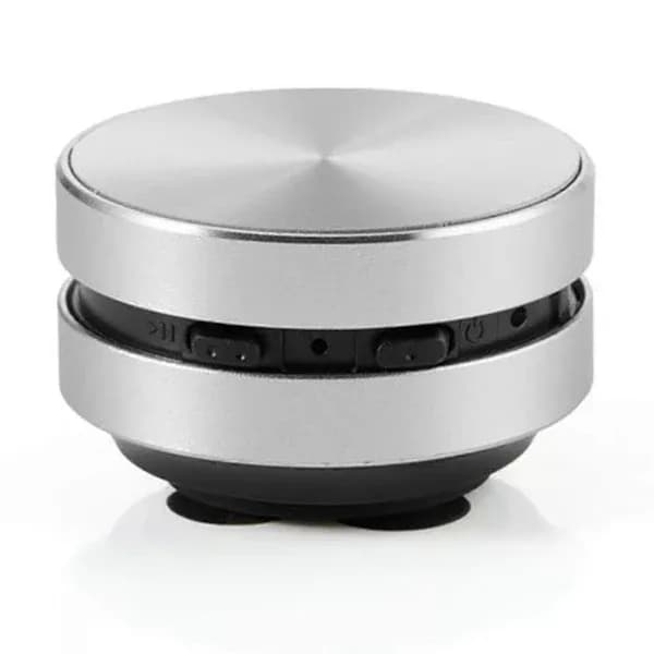 [HT]Bærbar kompatibel knogleledningshøjttaler stereolyd Bluetooth-højttaler (sølv)