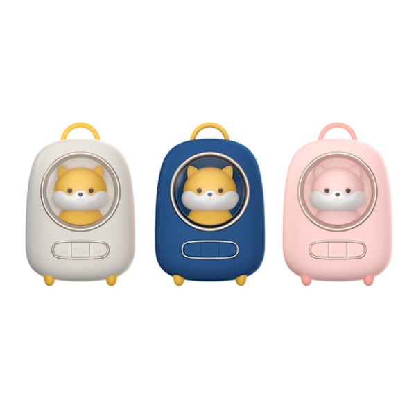 Bluetooth högtalare, Mini Cute Cartoon Pet Space Capsule-högtalare (vit),