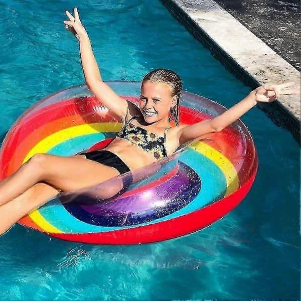 Stor Union Jack Svømmering - Festlig Flydning til Britiske Poolfester