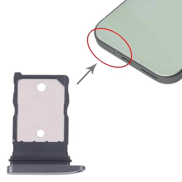 Google Pixel 9:n alkuperäinen SIM-korttikelkka Black