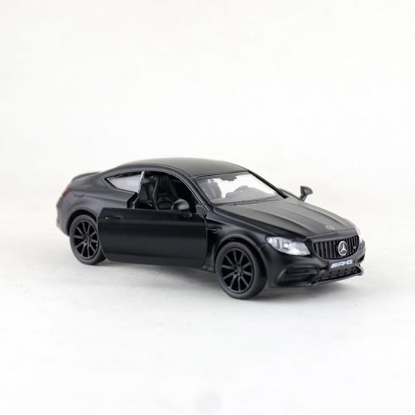 Barnleksaker Mattsvart Färg Serie Mustang Chevrolet SUV Diecasts Leksaksfordon Utsökt malli RMZ city 1/36 kevytmetalliauto Benz C63S AMG