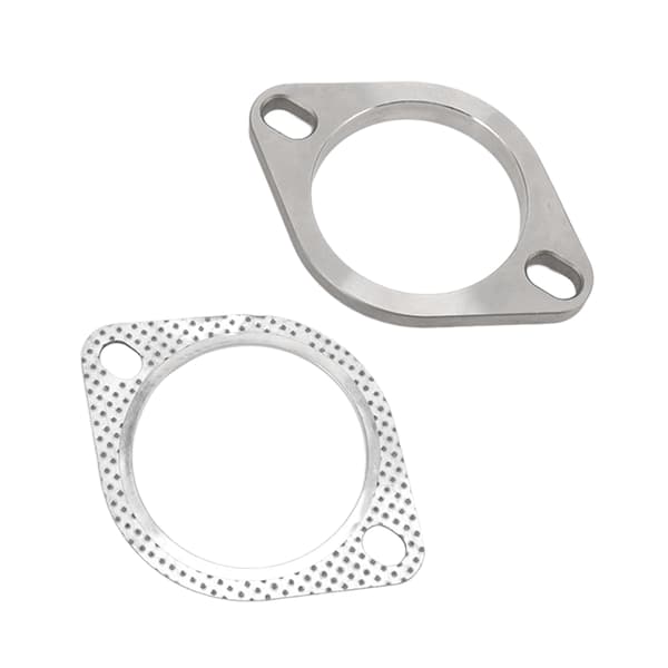 2 Bolt 3 Tommer Udstødningsflange Tilslutningssæt Metal Legering Universal til Udstødningsrør Catback Headers