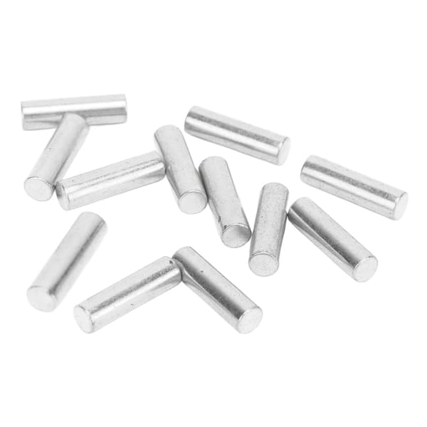 12-pack Gitarr Pickup Magnet Slug Rod Ersättning Silver Metall Magnetiska Kolumner