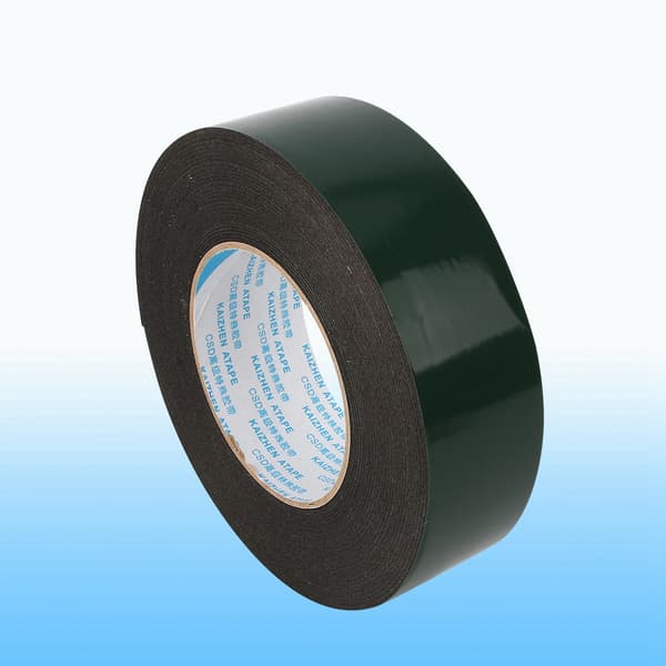 Superstærk vandtæt dobbeltsidet skumtape - 10m, sort