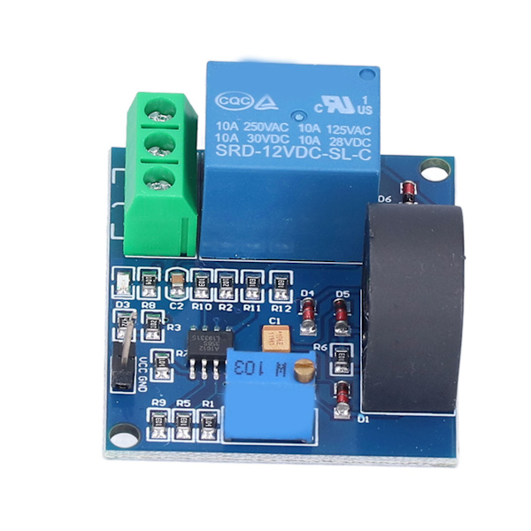 AC Strøm Detektions Sensor Modul 12V Relæ Beskyttelse 5A Overstrøms Switch Output