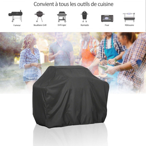 Fyrkantigt cover L145*61*117cm stänksäkert cover, för skydd av möbler inomhus och utomhus
