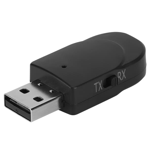 Bluetooth lydmottaker-sender 2 i 1 USB stereo musikk trådløs adapter for bil TV datamaskin