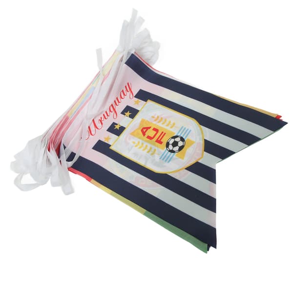 2022 Verdenscup String Flagg 32 Land Banner 20x28cm