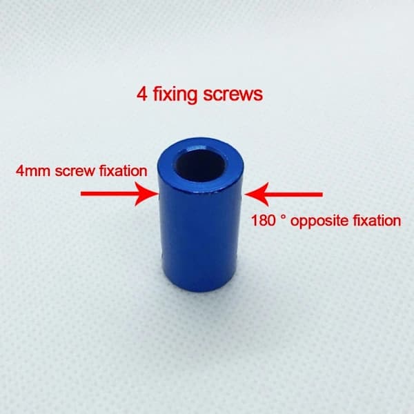 2 stk. Stive akselkoblinger 3D-printerdeler 6MM-10MM